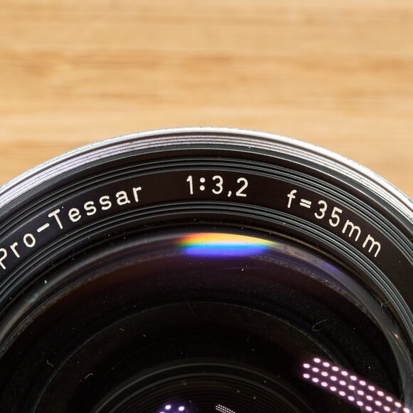 Vintage Carl Zeiss 35mm f/3.2 Pro-Tessar / Prime Lens for Zeiss Ikon Contaflex - Picture 6 of 10